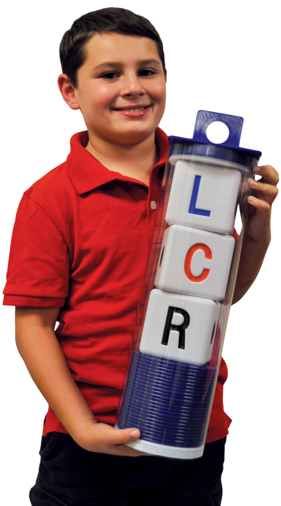 BIG LCR® Left Center Right™ Dice Game - Classic Tube