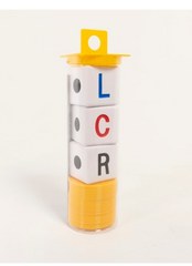 BIG LCR® Left Center Right™ Dice Game - Classic Tube