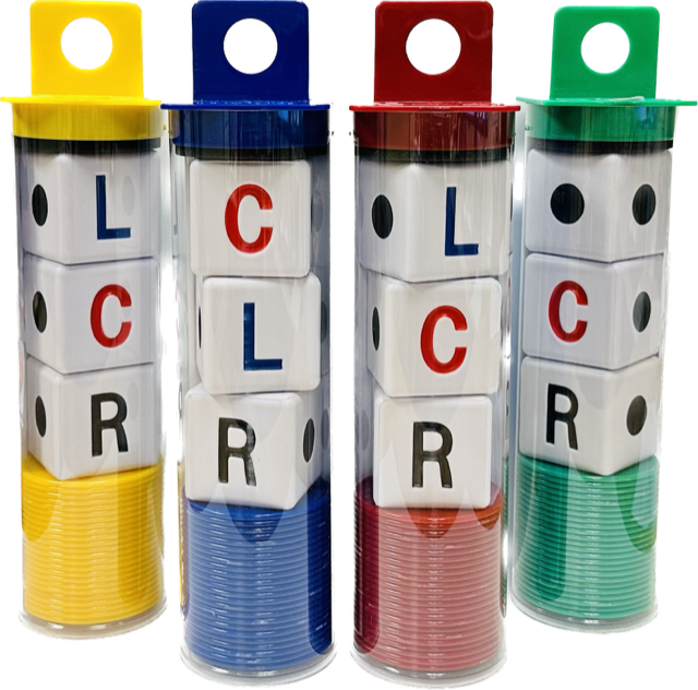 Complex Dice LCR® Left Center Right™ Dice Game - Junior Size – Dicegames.com