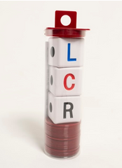 BIG LCR® Left Center Right™ Dice Game - Classic Tube