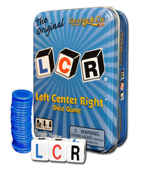 The Original LCR® Left Center Right™ Blue Tin